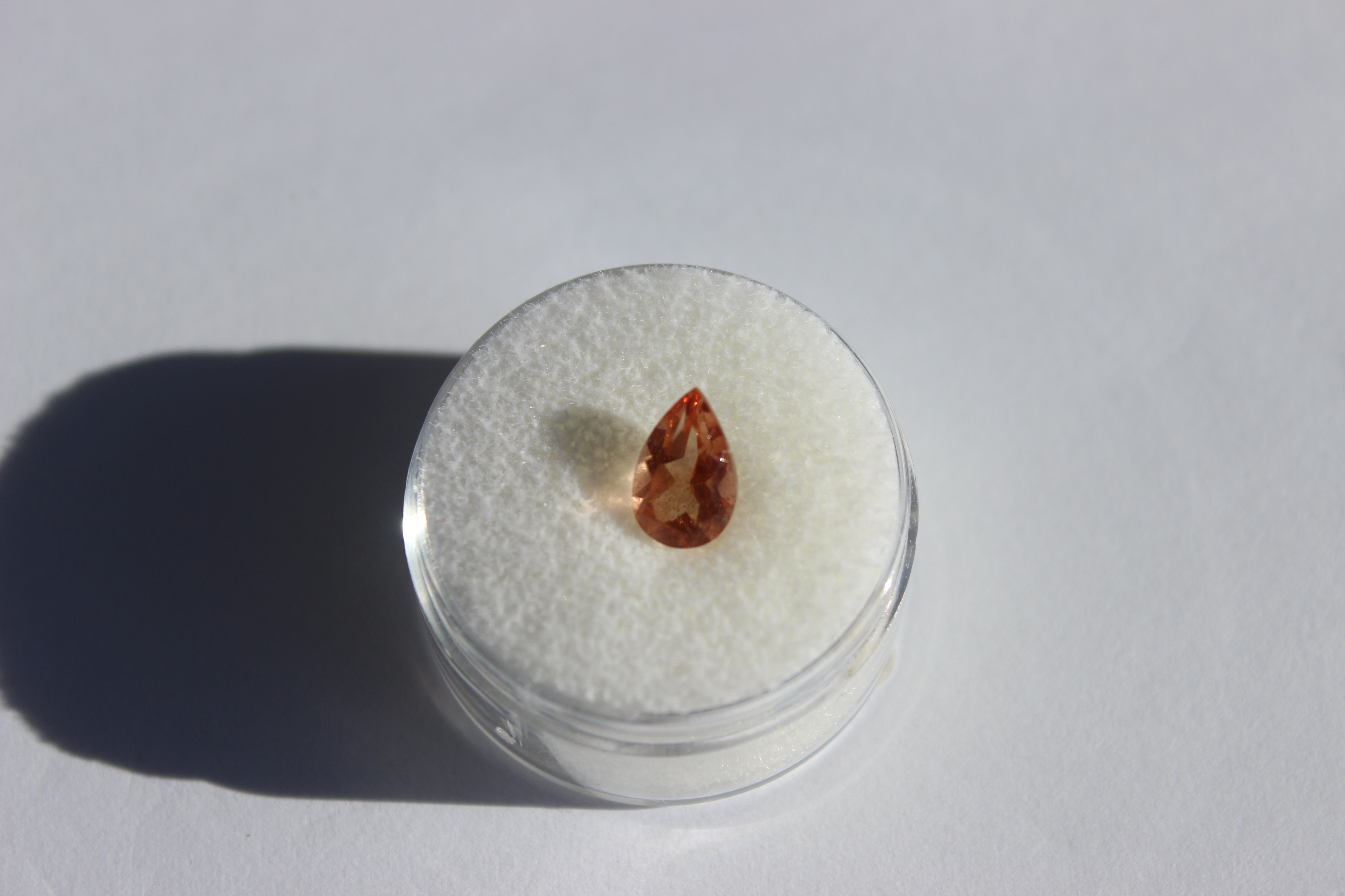 Oregon Sunstone Pear Cut